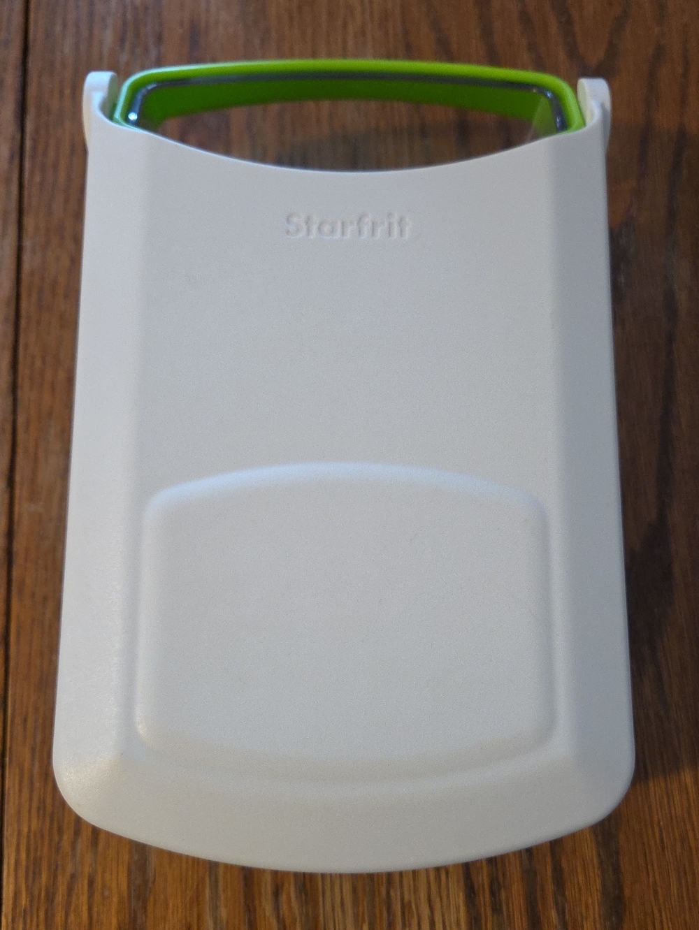 Starfrit Compact White & Green Handheld Mandoline/Slicer